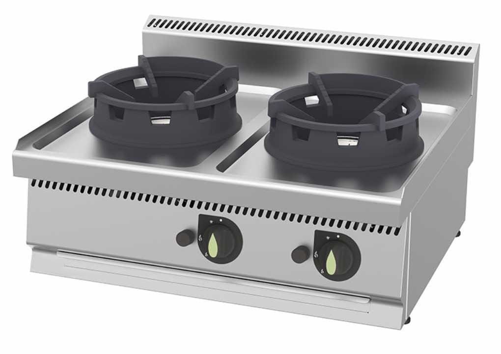 Wok gazowy 2-palnikowy nastawny linia 700 moc 21 kW Resto Quality WC8070G